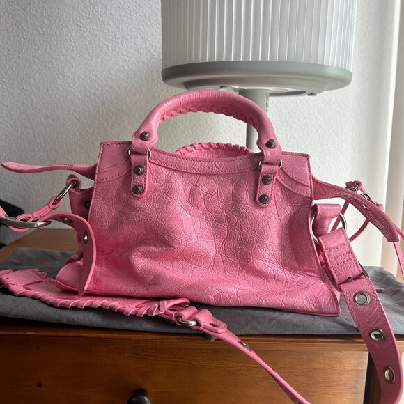 Balenciaga Neo Cagole Handbag XS in Sweet Pink - Picture 8 of 15